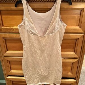 Maidenform Cream Lace Detail Chemise Shaper Sz 3x